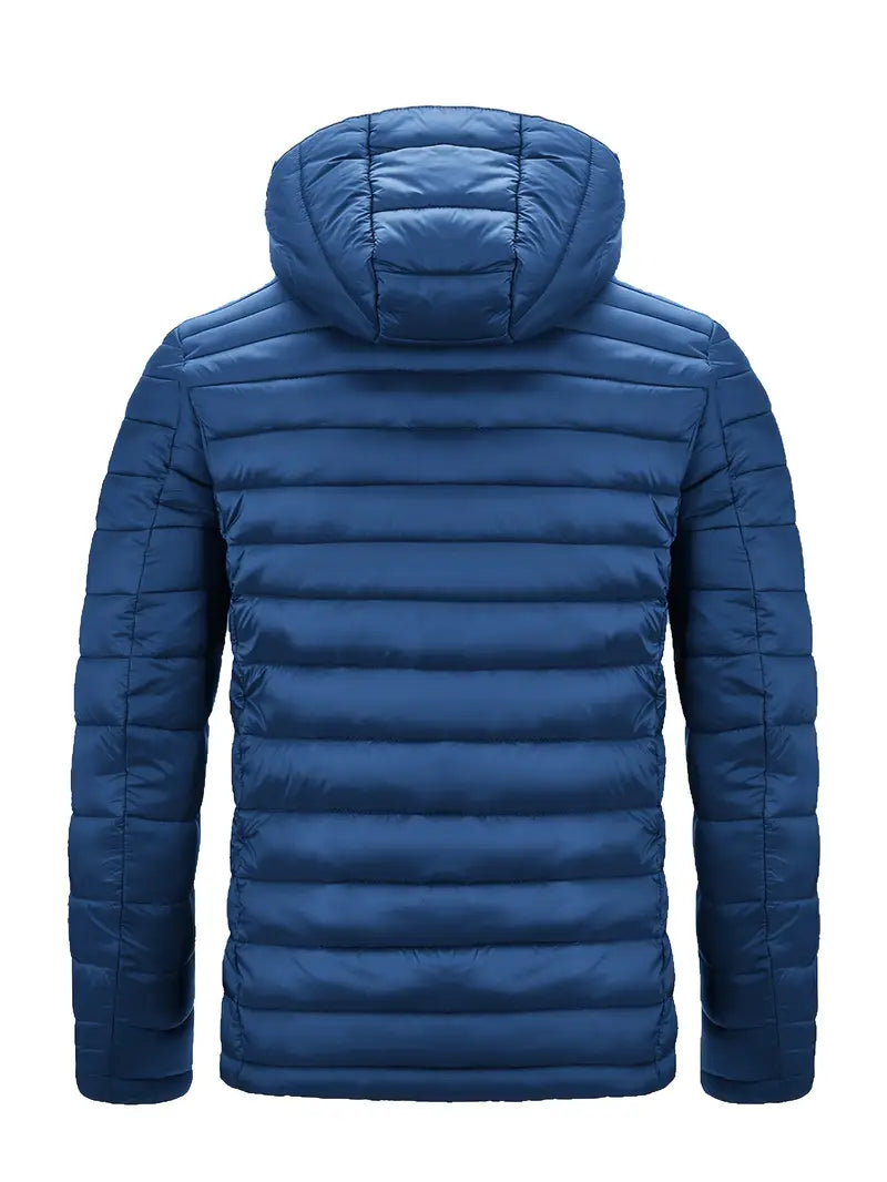 Elegant jakke med hette