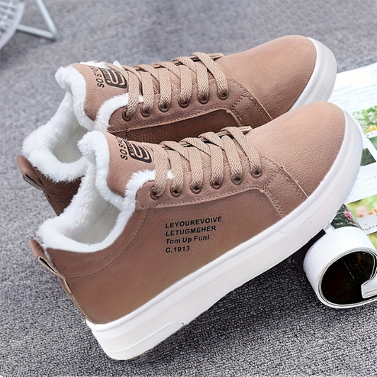 Plushprint™ | varme sneakers for damer