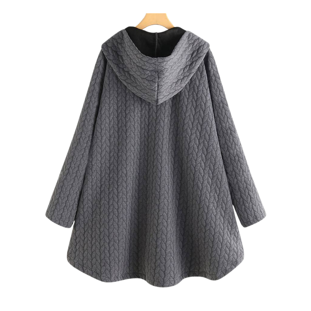 Josefin™ | Oversized jakke med hette
