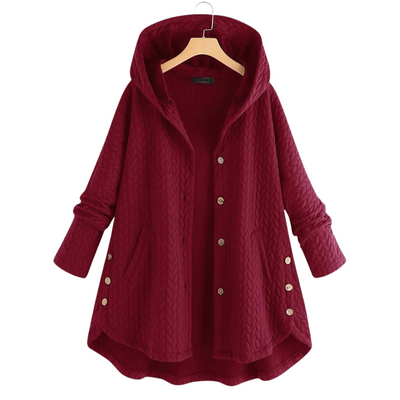Josefin™ | Oversized jakke med hette
