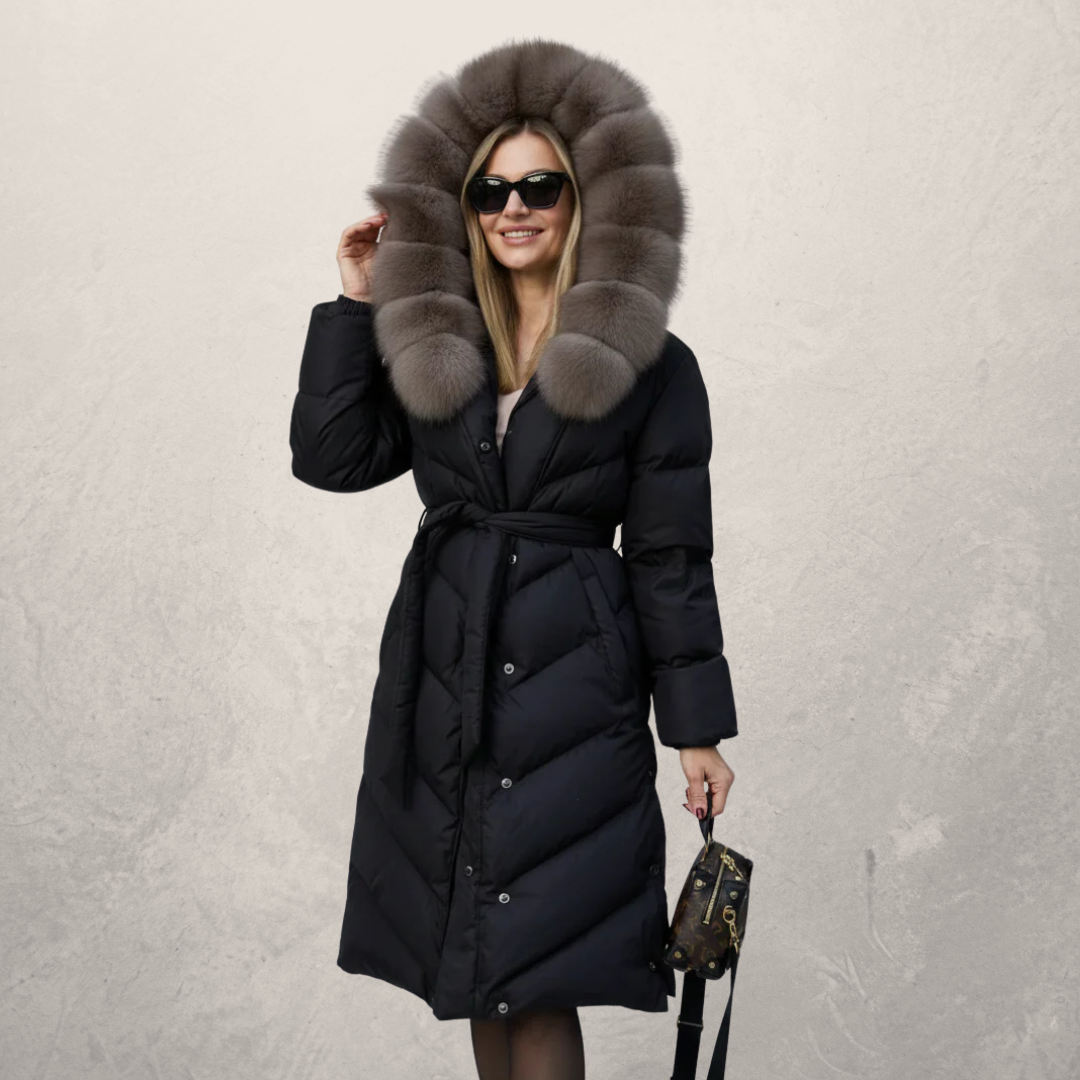 Vera | Elegant casual jakke med fuskepelskrage