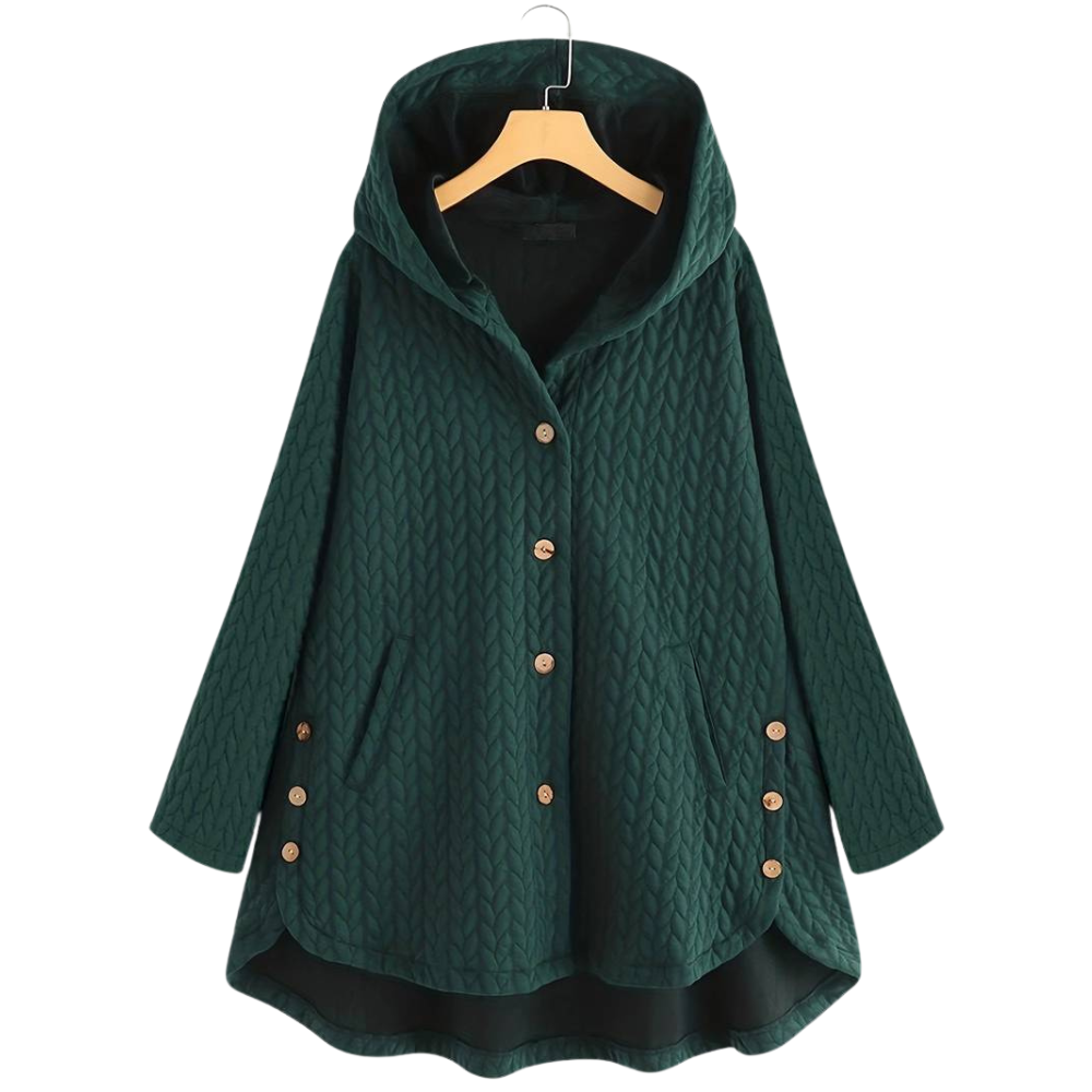 Josefin™ | Oversized jakke med hette