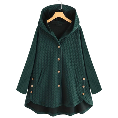 Josefin™ | Oversized jakke med hette