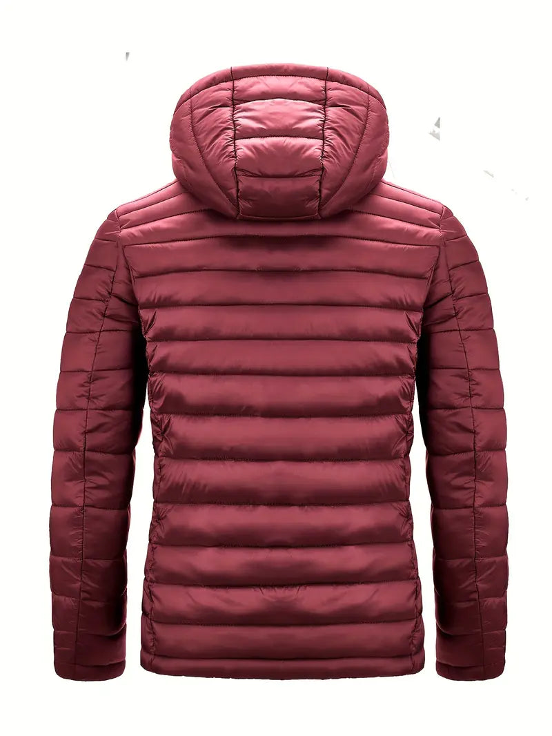 Elegant jakke med hette