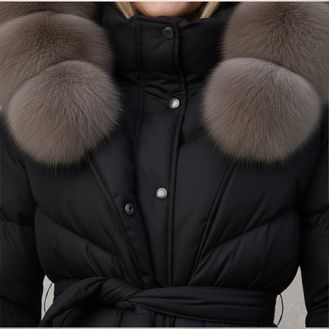 Vera | Elegant casual jakke med fuskepelskrage