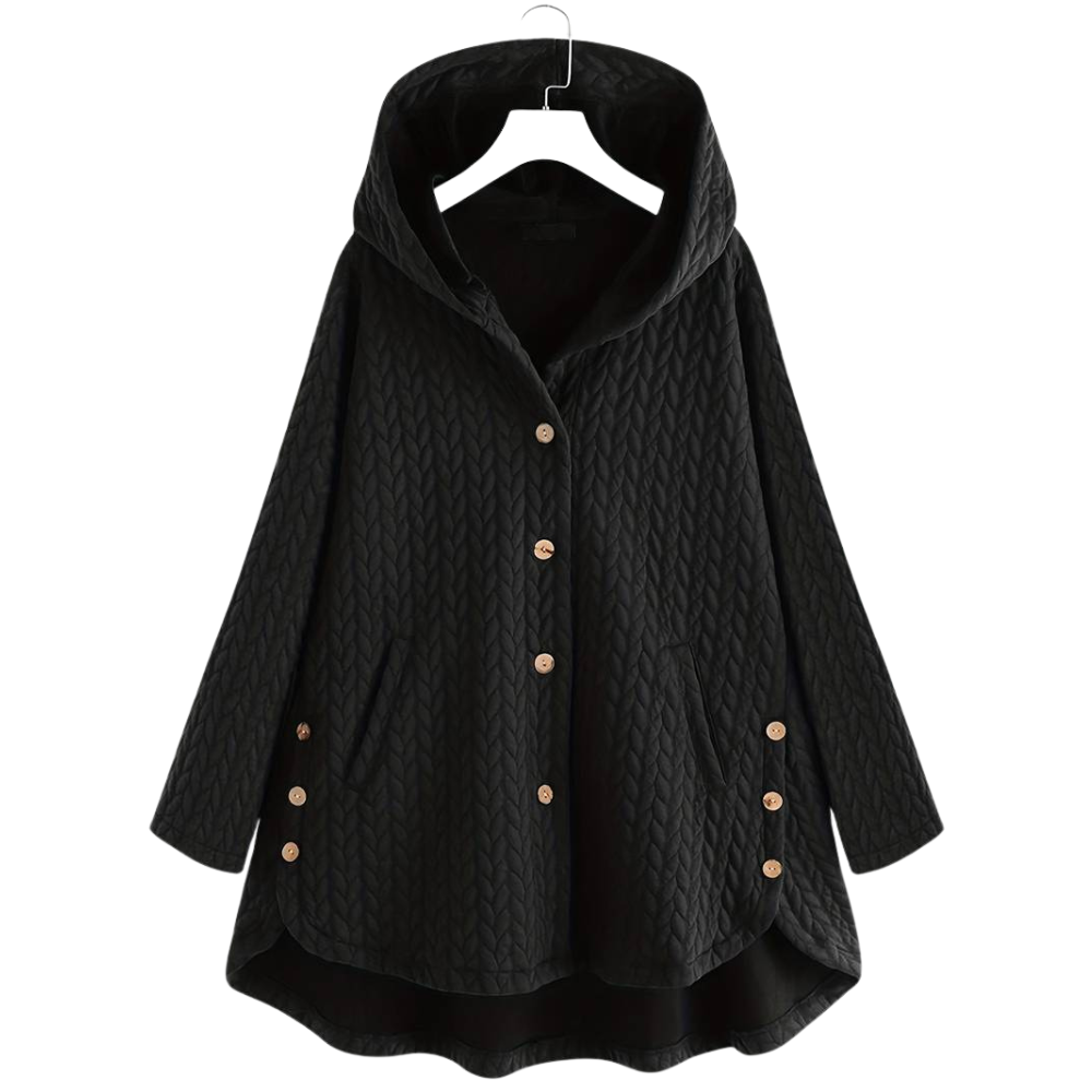 Josefin™ | Oversized jakke med hette