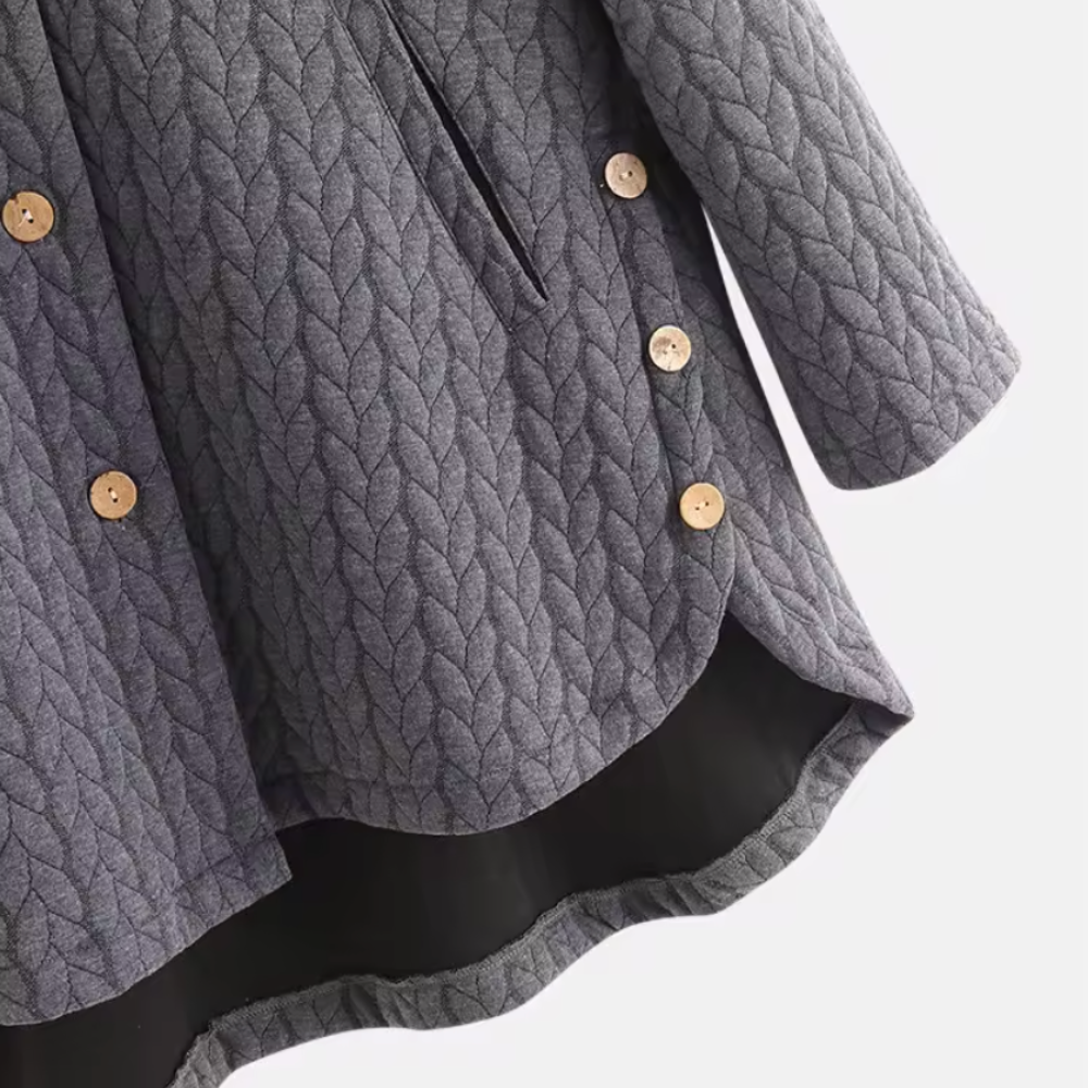 Josefin™ | Oversized jakke med hette