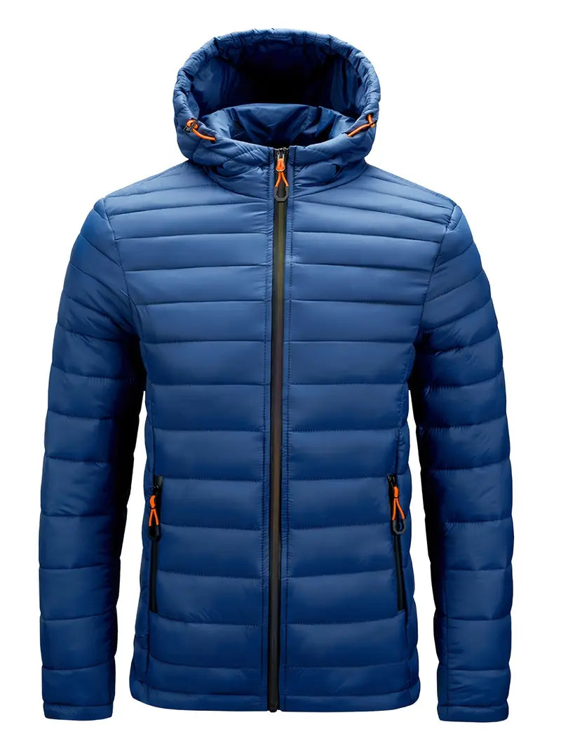 Elegant jakke med hette