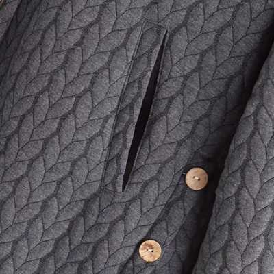 Josefin™ | Oversized jakke med hette