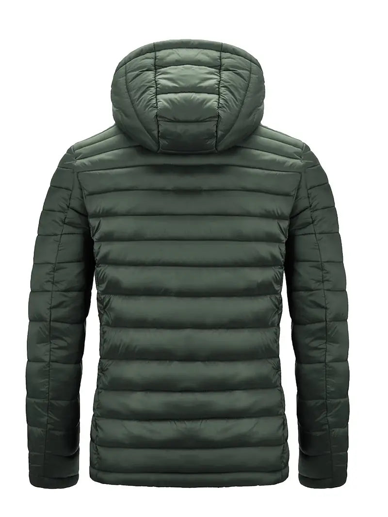 Elegant jakke med hette