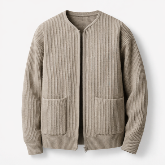 Calvin | Zip Cardigan