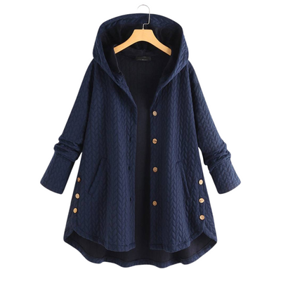 Josefin™ | Oversized jakke med hette