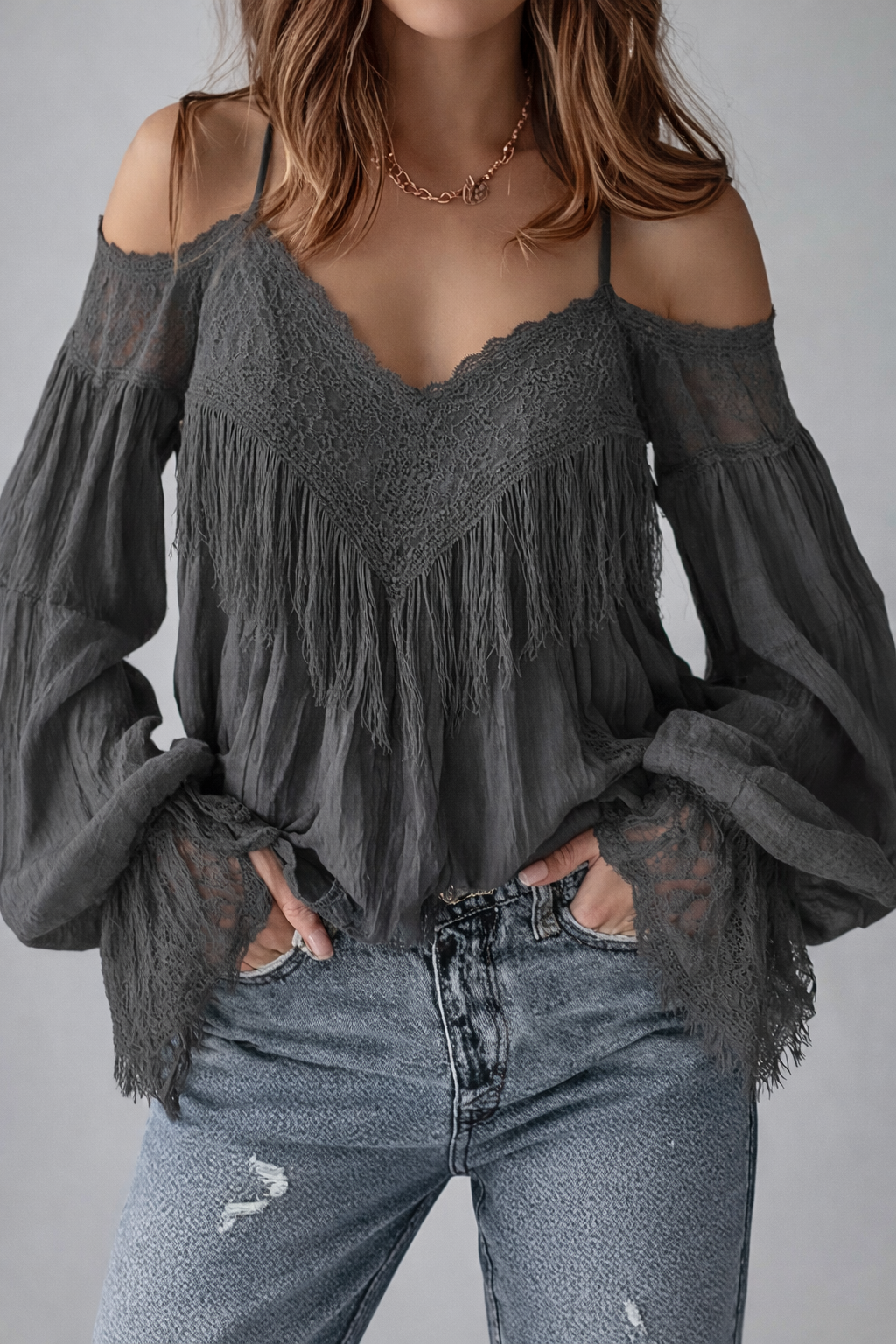 Maya | Elegant off-shoulder cami-topp