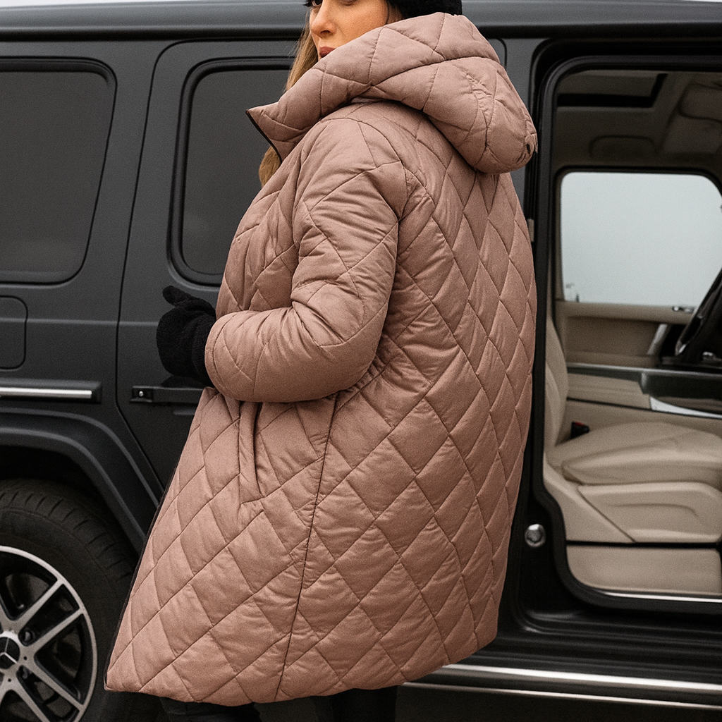 CELINA | Elegant vattert dunjakke i blouson-stil