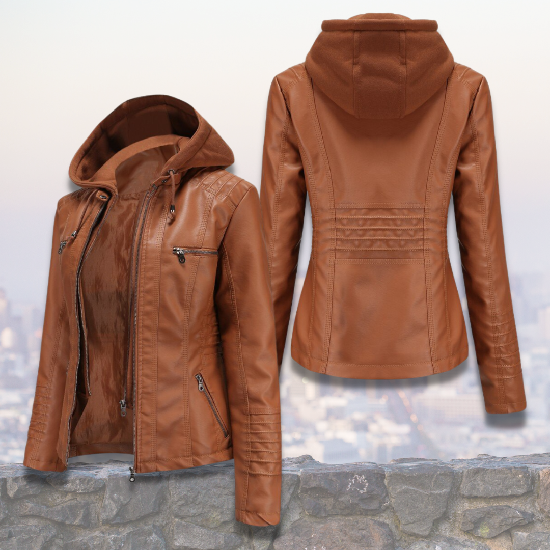 Elindra | Elegant Jakke med Hette