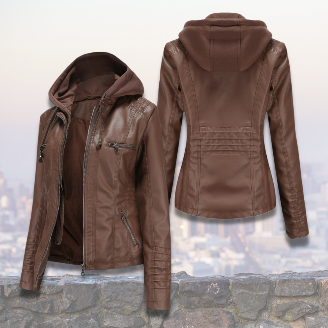 Elindra | Elegant Jakke med Hette