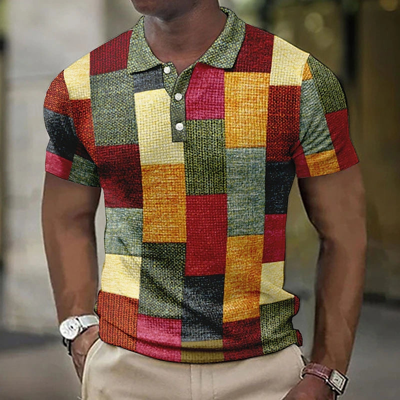 Raphael | Flerfarget polo i moderne stil
