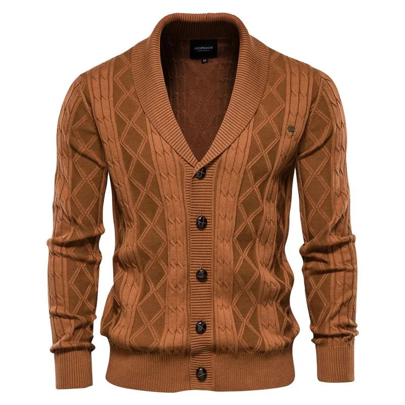Waldemar | Herrecardigan med knappestolpe