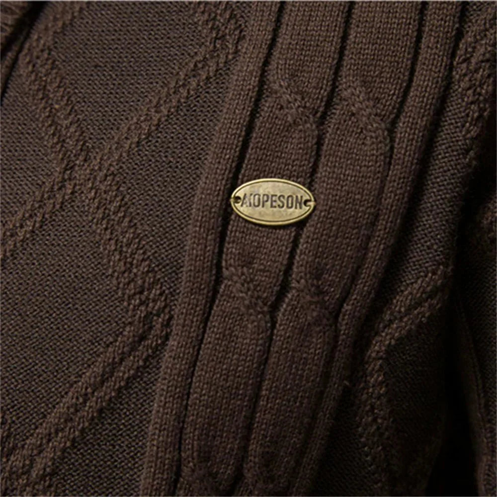 Waldemar | Herrecardigan med knappestolpe