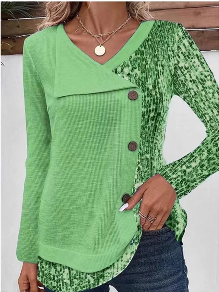 Nelly | Elegant høstbluse med lange ermer