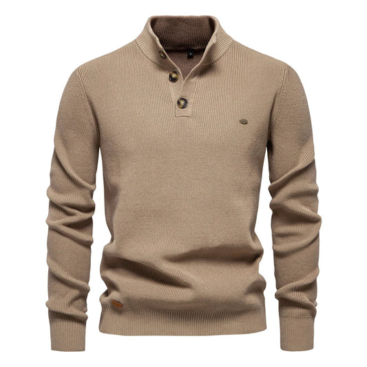 Konrad | Stilig herregenser med knappedesign
