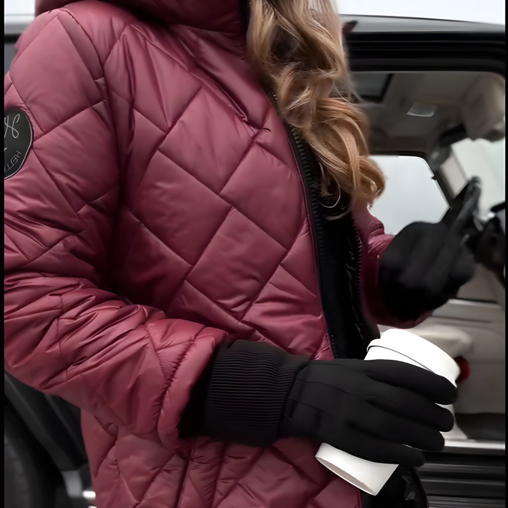 CELINA | Elegant vattert dunjakke i blouson-stil