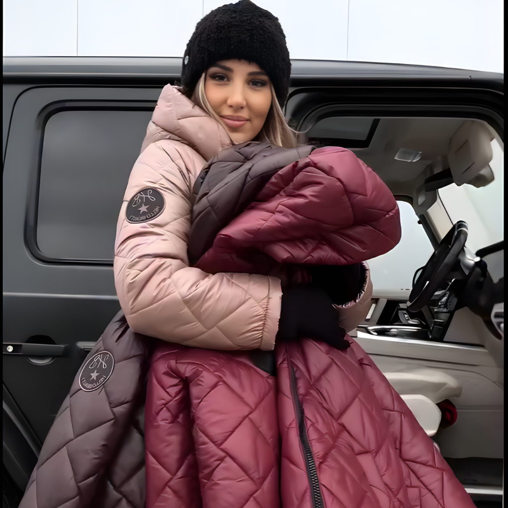 CELINA | Elegant vattert dunjakke i blouson-stil