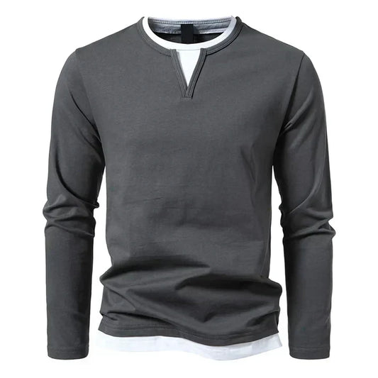 Alwin | Premium longsleeve i kjemmet bomull