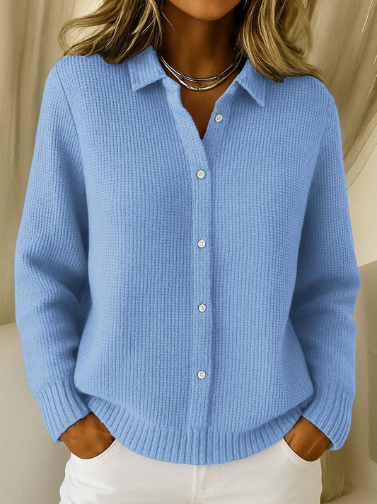 MAEVE™ | KLASSISK STRIKKET KNAPPCARDIGAN