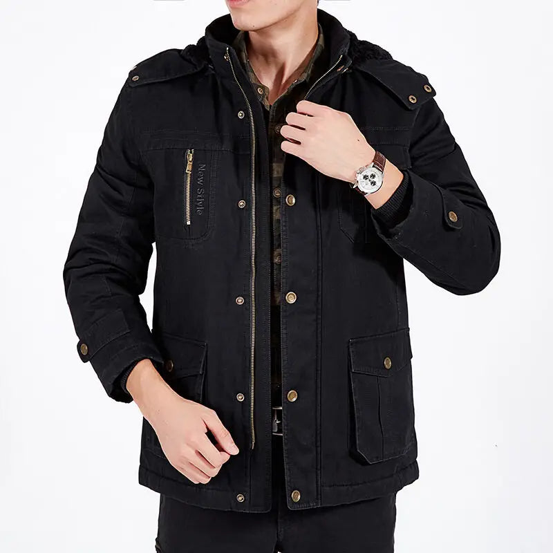 Elegant vattert bomberjakke
